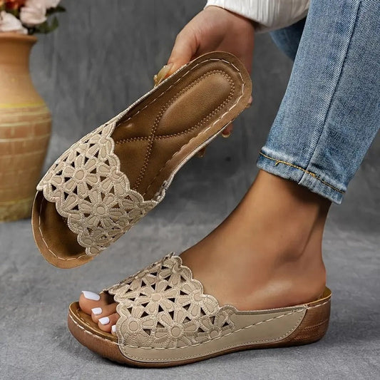 Sandales Mila – Dentelle & Confort