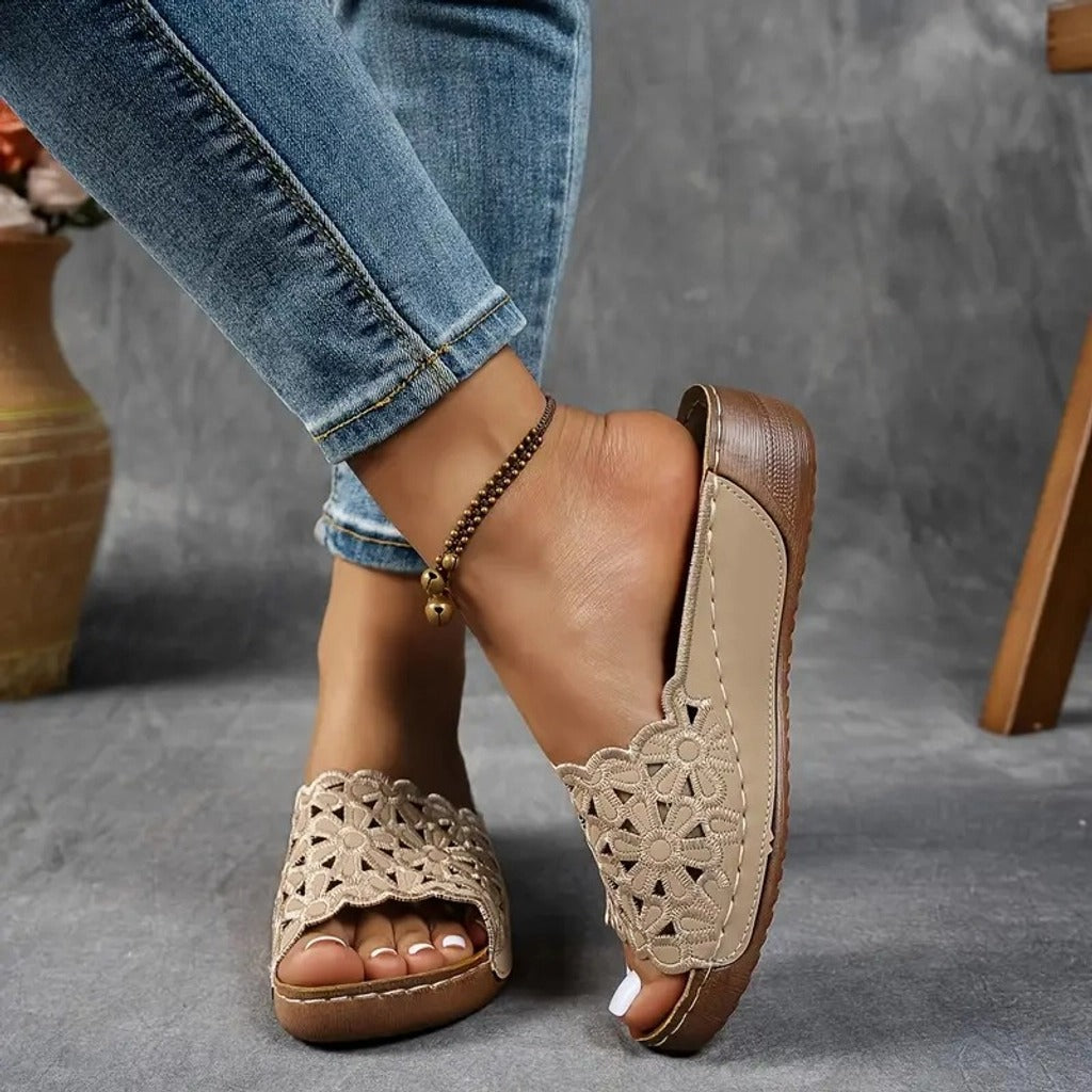 Sandales Mila – Dentelle & Confort